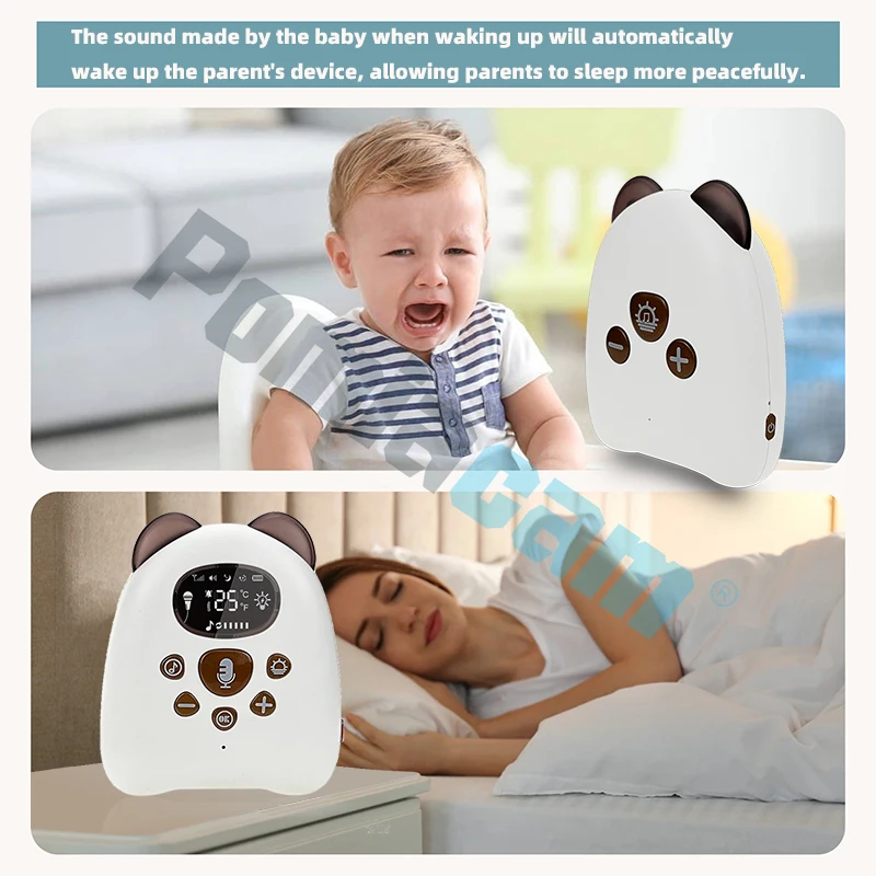 V50 NightLight Monitor para bebés portátil con audio bidireccional VOX - imagen 2