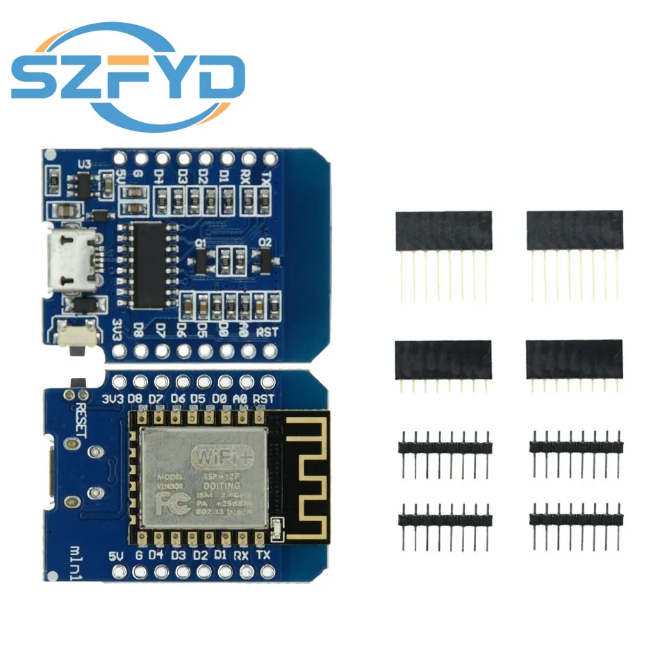 1-20 piezas ESP8266 D1 Mini-Mini NodeMcu 4M Bytes Lua WIFI Placa de desarrollo de Internet de las cosas basada en WeMos - imagen 3