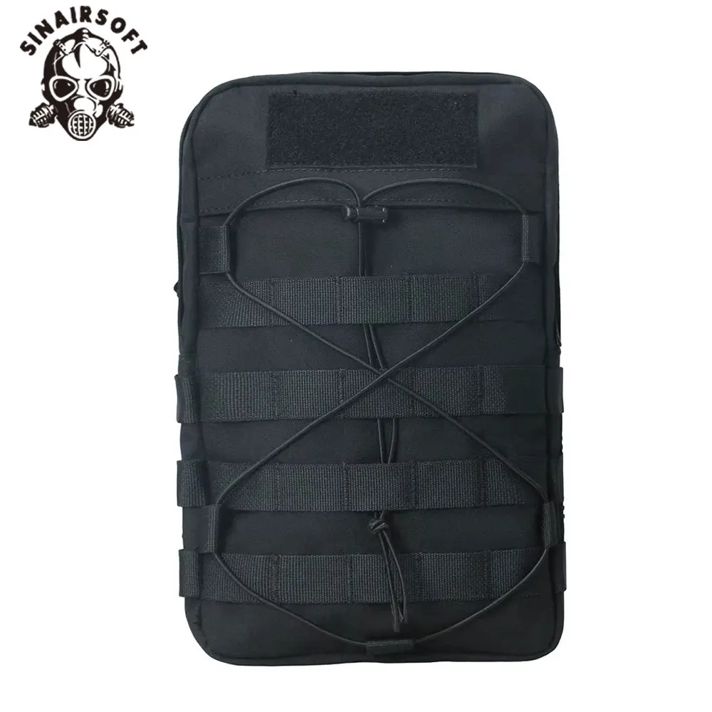 Chaleco táctico con Panel trasero, cremallera en la placa trasera, accesorio de expansión Airsoft, bolsa, chaleco, portador de placa para chaleco de Faraón - imagen 4
