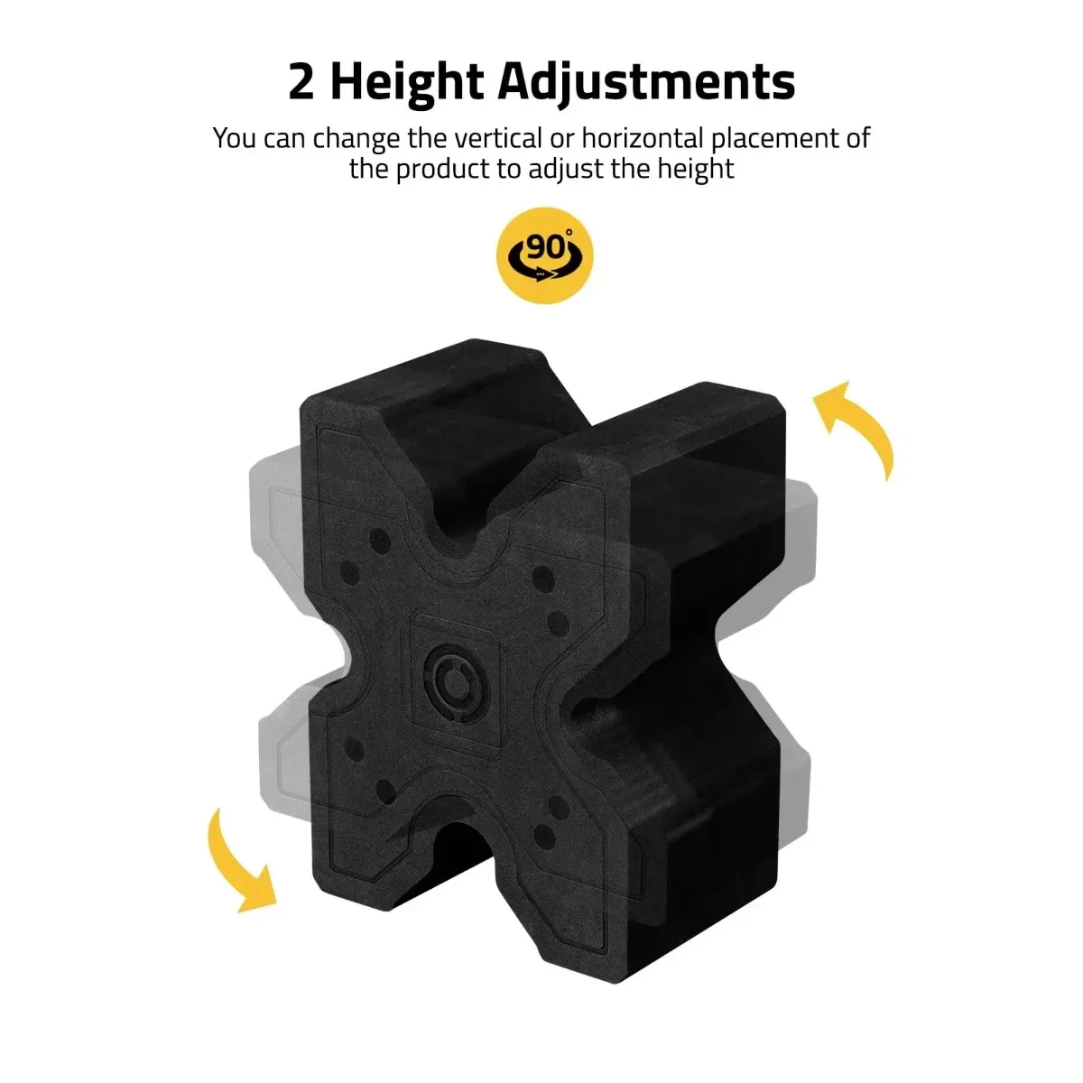 Tactical Rifle Shooting Bench Rest X-Block EVA Foam Recoil Pad Adapter Mount Stand for Outdoor Hunting & Target Practice - imagen 2