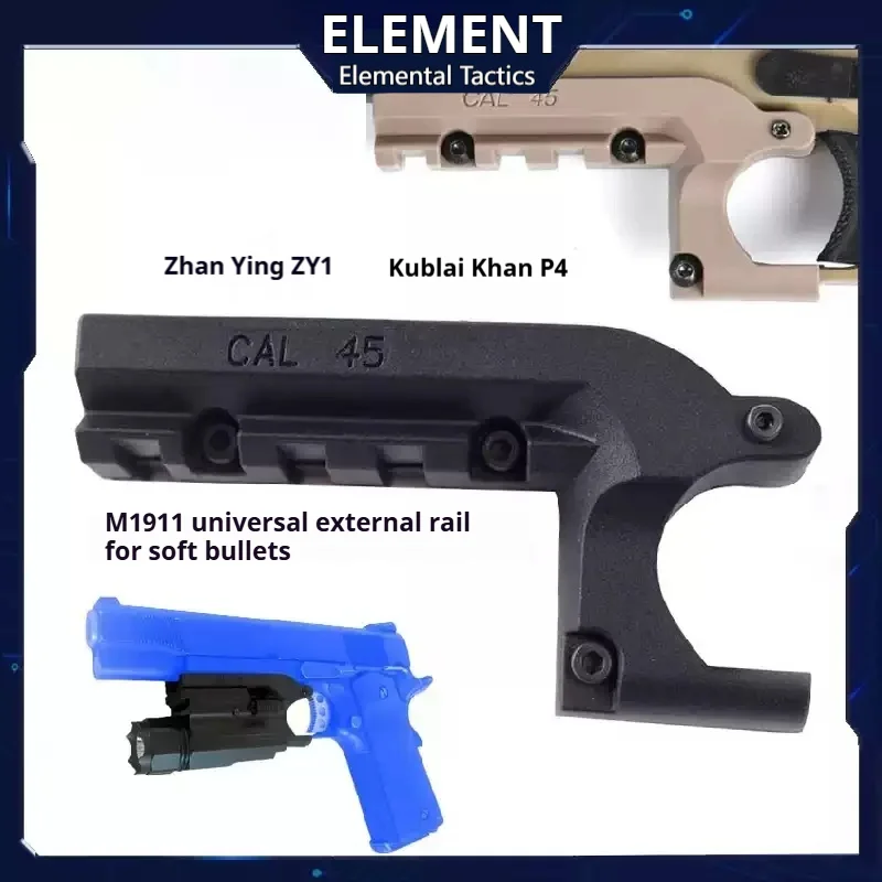 Adaptador de linterna láser de pistola de montaje bajo carril Tatical de 20mm para Beretta M9