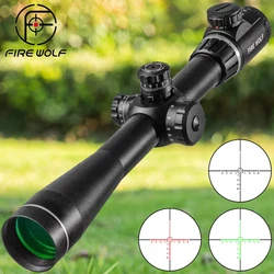 Fire Wolf HD mira telescópica táctica 4-14x40 retícula roja-verde