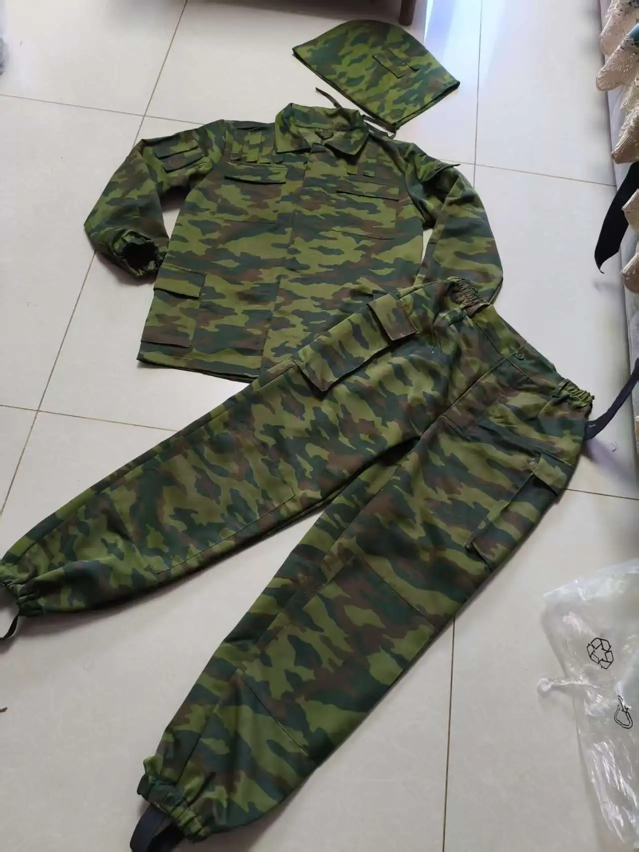 Traje de combate de camuflaje a rayas original ruso, cubierta especial 97flora Gru - imagen 3