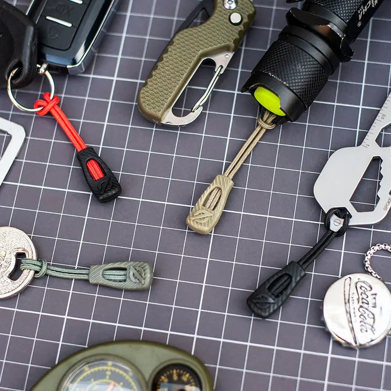 Cabeza de cremallera antideslizante, cuerda de mango rápido, herramienta de decoración, cordón, bolsa, extensión de tracción, accesorios de modificación - imagen 4