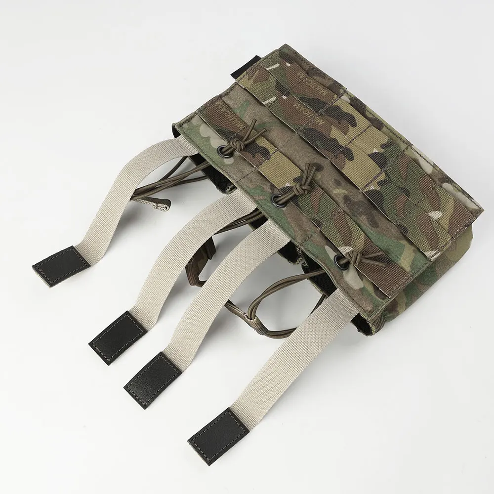 Emersongear, bolsa para revistas con tapa abierta Triple de 762mm, bolsa Mag, Panel para Rifle, caza, Milsim, senderismo, combate, Trekking, nailon - imagen 5