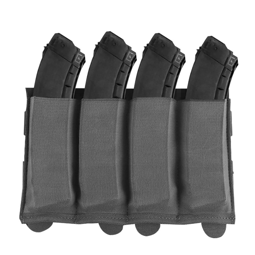 Bolsa magnética de 4 paneles, bolsa táctica MOLLE para revistas, bolsa organizadora de herramientas de utilidad, chaleco de bolsillo Mag de seguridad, bolsa de aparejo para el pecho, funda de caza