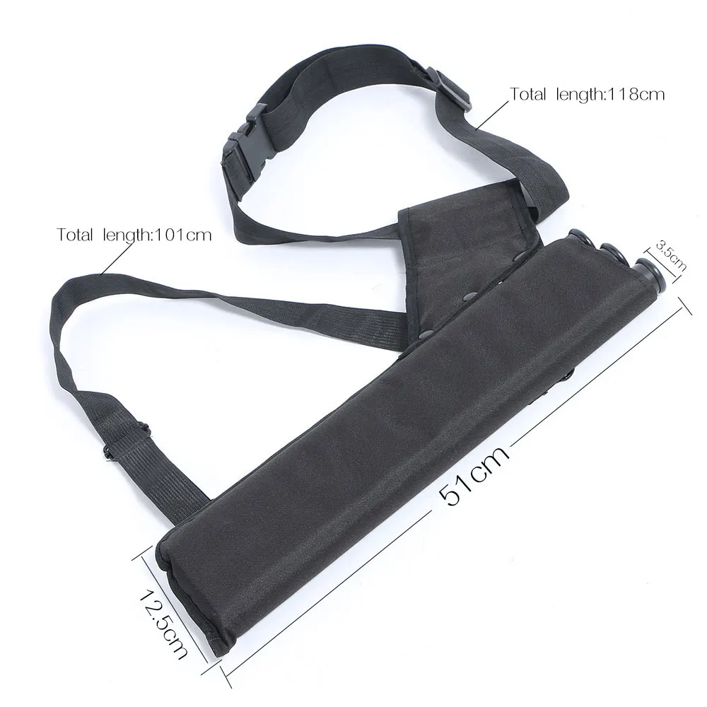 Bolso para tiro con arco, Material de lona para hombro, correas transpirables o espátulas de cintura para tiro con arco al aire libre, caza - imagen 2