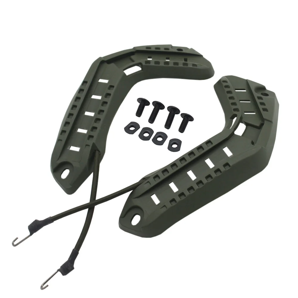 VULPO-ribo guía lateral para casco táctico rápido, riel de montaje para casco de arco, accesorios para casco Airsoft - imagen 3