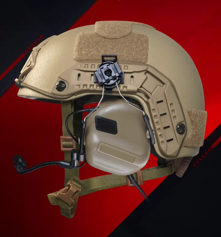 Casco táctico balístico IIIA a prueba de balas, sistema marítimo de fibra de aramida, casco OPS TIPO FAST MT - imagen 3