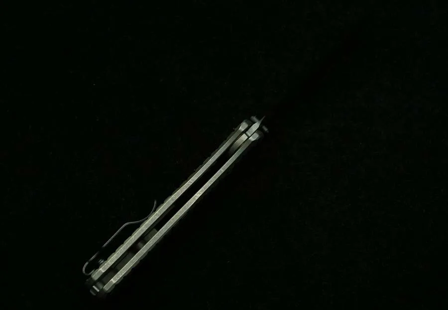 LEMIFSHE Mini BM533Ti cuchillo plegable EDC S90V/M390 titanio - imagen 5