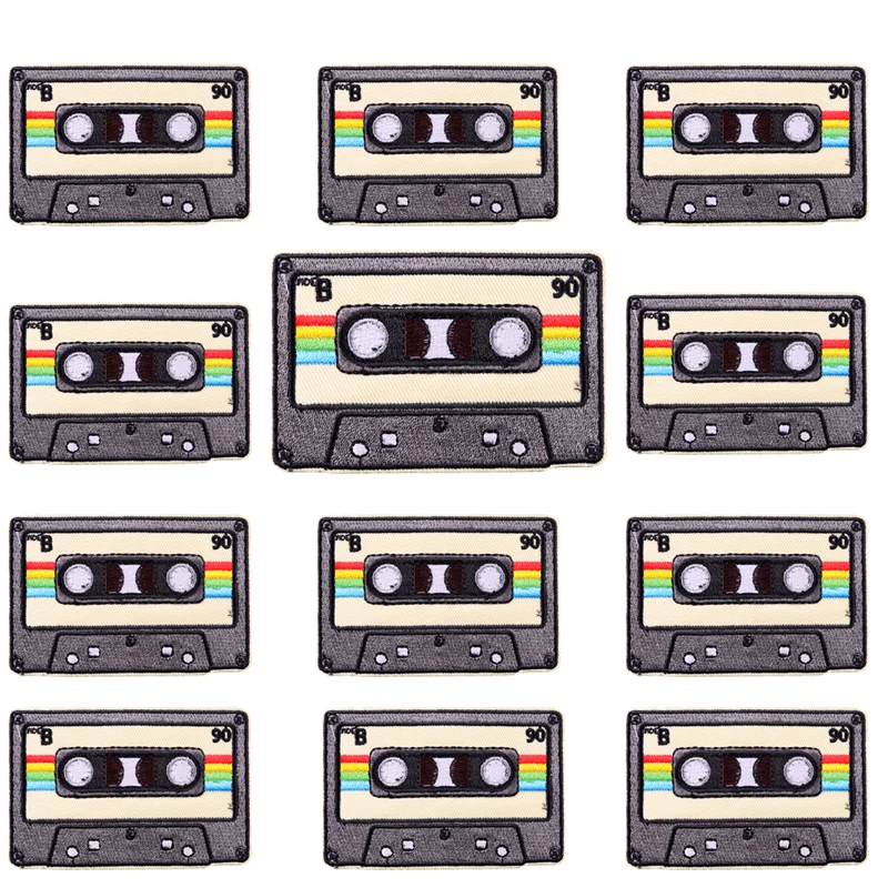 Prajna-parches bordados para planchar en la ropa, parches de animales, apliques Punk Rock, 10 piezas - imagen 3