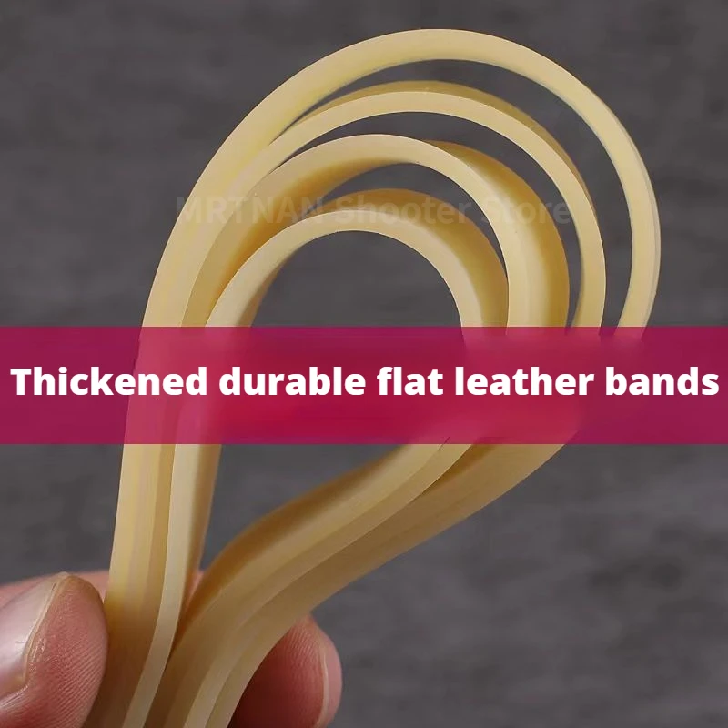 Potente banda elástica plana de goma resistente de 2MM para tirachinas, catapulta, cinta de látex, accesorio de repuesto, herramientas de caza al aire libre - imagen 5