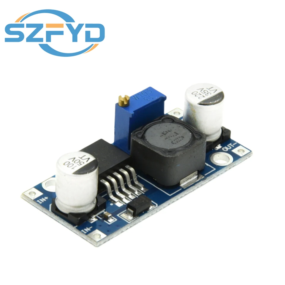 1-10 Uds DC-DC convertidor reductor módulo LM2596 salida de fuente de alimentación 1,25 V-30V DIP - imagen 2