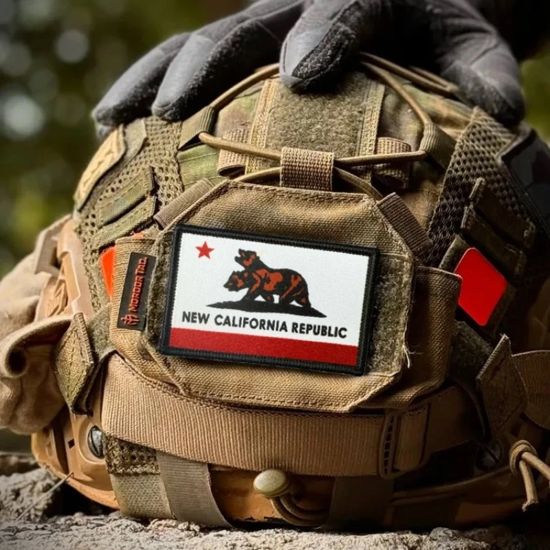 Parche táctico California – Insignia moral velcro para mochila