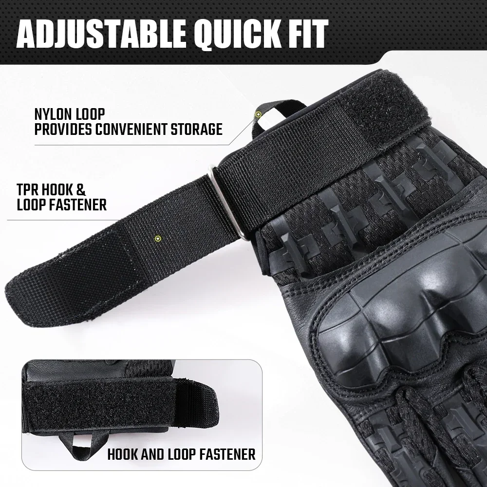 Guantes tácticos con carcasa dura y pantalla táctil para Airsoft - imagen 4