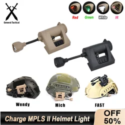 WADSN Luz LED MPLS 2.0 – Casco táctico 4 modos multicolor
