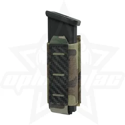 OphidianTac – Funda de pistola MOLLE para revista 9mm – Fibra de carbono