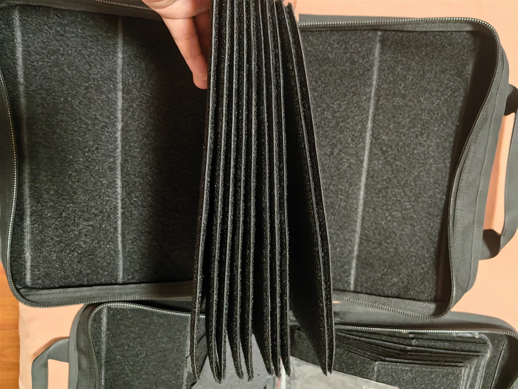 Bolsa de exhibición de almacenamiento de parches de PVC bordado, organizador de insignias tácticas, bolso de mano de gran capacidad, brazalete de colección DIY, 10 páginas - imagen 5