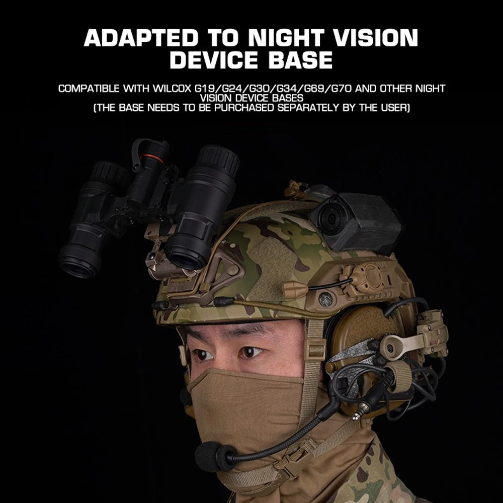 Casco táctico protección visión nocturna Airsoft y caza - imagen 5