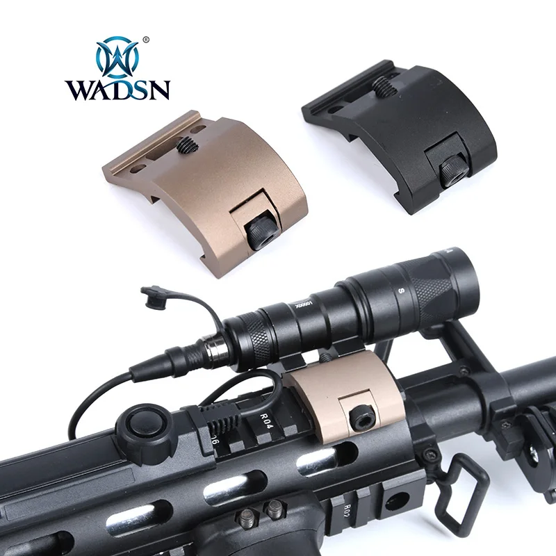 Surefir-linterna de luz Airsoft M600 M600C, Arma de caza táctica militar con Base de montaje en compensación, M300A