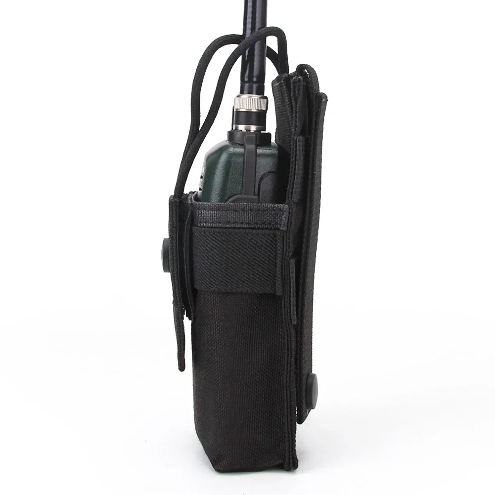 Bolsa táctica de nailon resistente para walkie talkie y cargadores - imagen 2