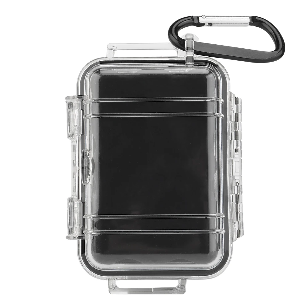 Mini caja de almacenamiento táctica para colgar, con gancho, almohadilla de silicona desmontable, caja de herramientas impermeable, para acampar, herramientas EDC, Paintball - imagen 3