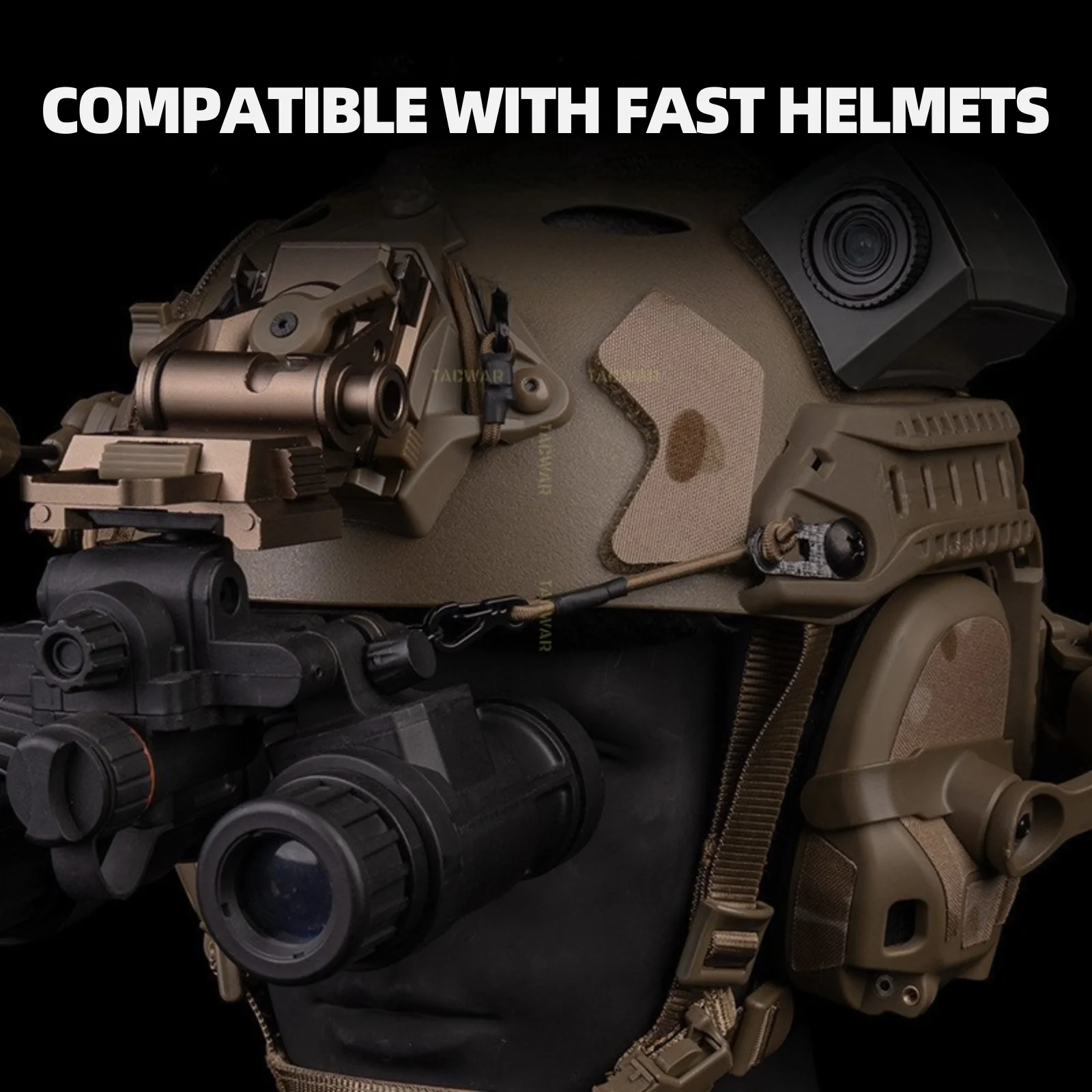 Cordón de retención NVG elástico para casco PVS14 PVS31 Airsoft - imagen 5