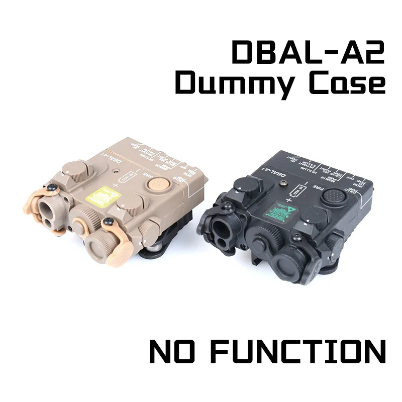 DBAL-funda simulada para pistola de juguete Airsoft A2, modelo de caja de batería no funcional con riel Picatinny de 20mm para accesorios de equipos Airsoft