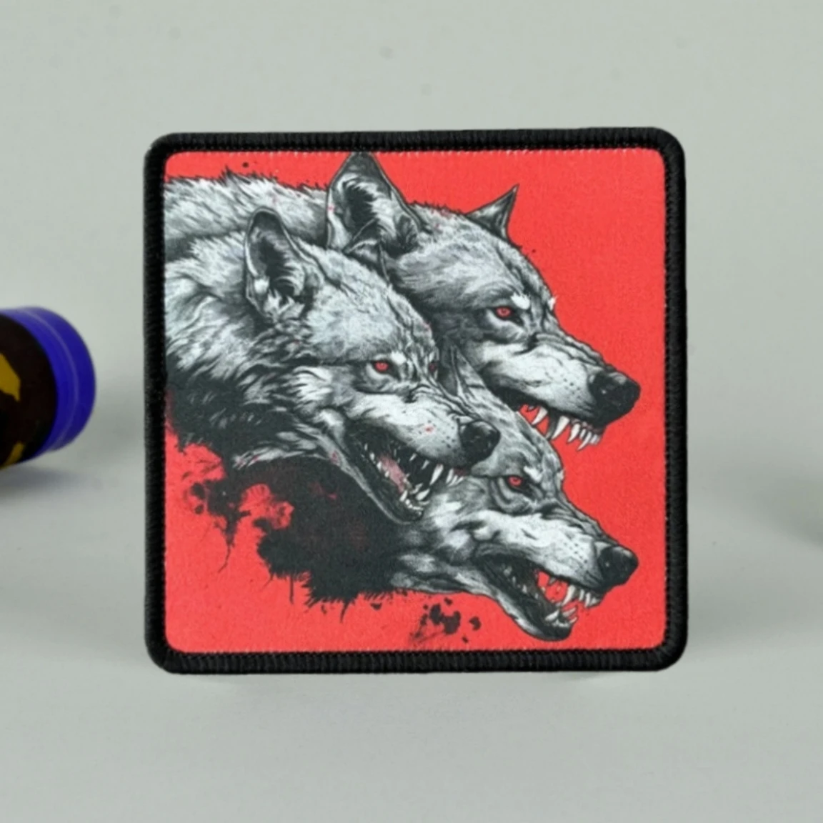 Parche para brazalete con estampado "Hellhound", insignia de moral táctica para ropa, parches militares con gancho, pegatinas para mochila - imagen 5