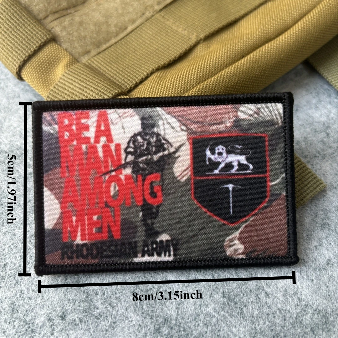 Parche táctico FSociety Mr Robot, parches divertidos de gancho y bucle, brazalete con versículo de la Biblia, insignia de moral del ejército militar, pegatinas para mochila - imagen 3
