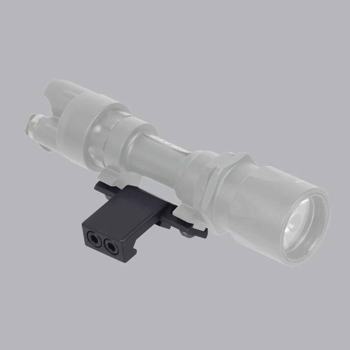 SureFire-linterna táctica para arma, adaptador de montaje Offset para Rifle Airsoft AR15, riel Picatinny de 20mm, M300, M600, M951, M620, RM45 - imagen 5