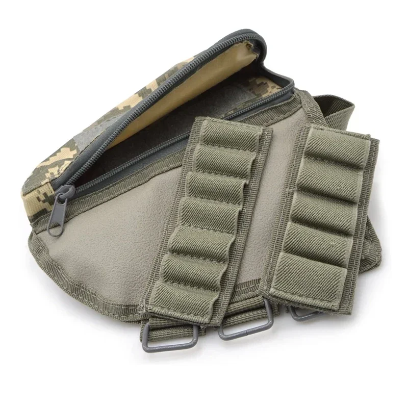 Stock táctico escopeta Rifle Shell titular munición cartucho titular bolsa escopeta Stock munición titular Molle bolsa revista bolsa - imagen 5