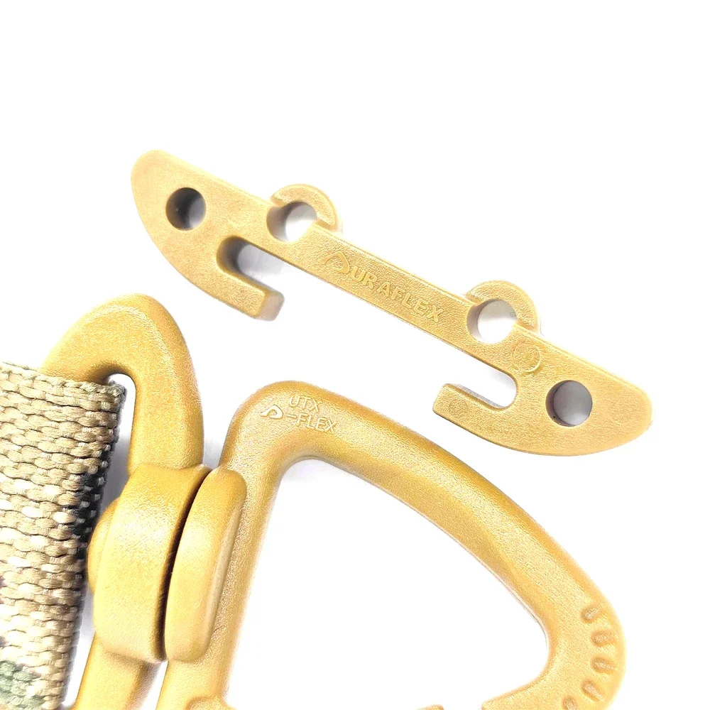 Faja para exteriores, cinturón, chaleco de caza, accesorios, gancho táctico para choque, mosquetón colgante, Clip de correas ICB Molle, Metal olecrano - imagen 3