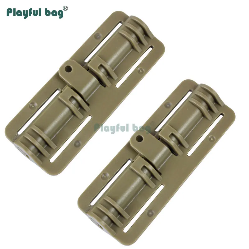 Tira de módulo MOLLE para chaleco táctico, hebilla de plástico, deslizador de liberación rápida, equipo deportivo de caza AQB125 - imagen 4