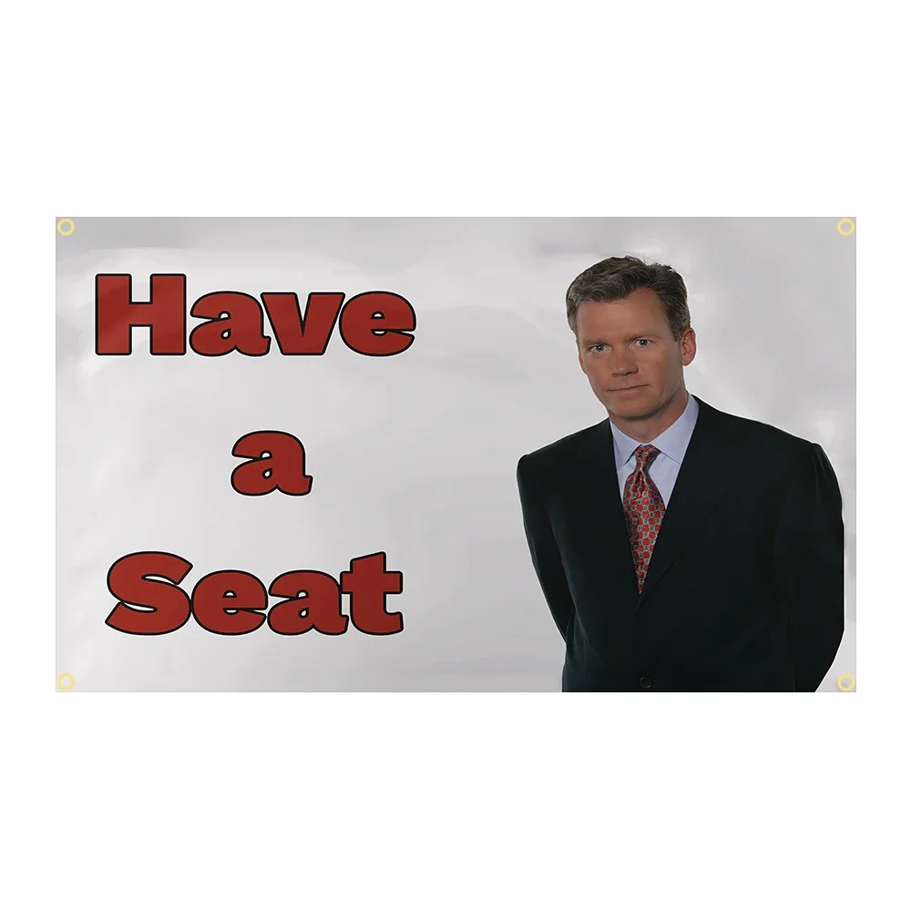 Bandera de colección divertida e interesante, tapiz de poliéster con impresión Digital, 90x150cm, "FADED what A azada", Have A Seat" - imagen 2