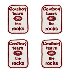 Parches bordados para ropa - letras personalizadas estilo Western