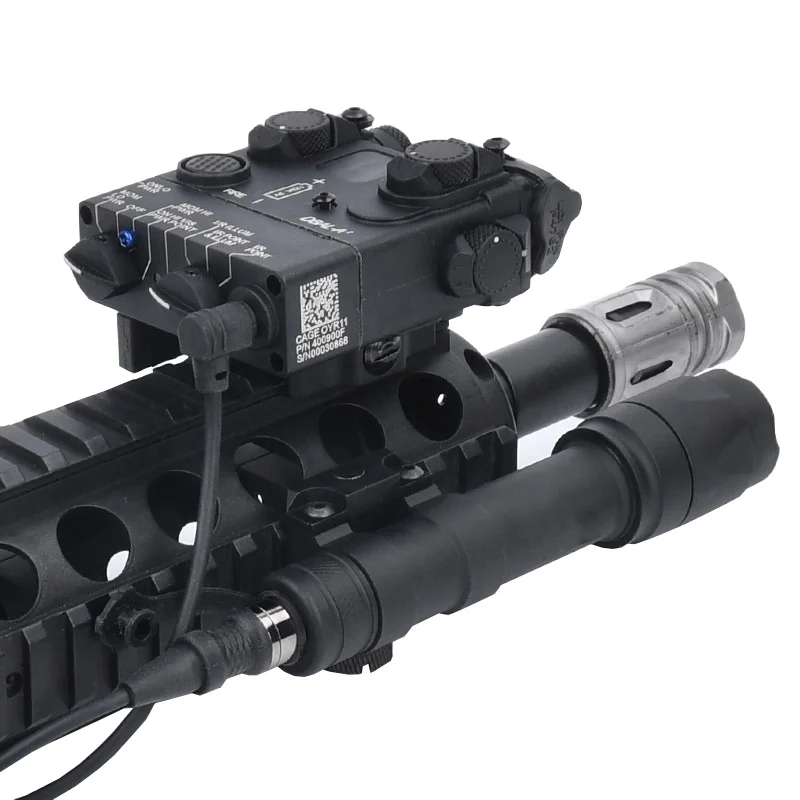 Táctica DBAL-A2 versión simplificada, conjuntos de linterna Surefir M300A M600C, punto rojo, indicador de Airsoft apto para láser de caza de Rail de 20mm - imagen 5