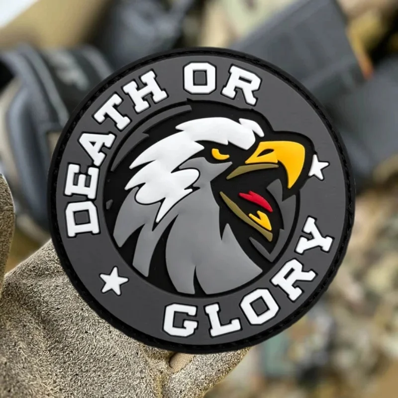 Parche táctico militar Glory Eagles 3D de PVC para ropa, insignia de moral, parches con gancho, pegatinas para mochila, brazalete del ejército - imagen 4