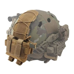 Bolsa de almacenamiento para casco táctico FAST MICH2000, paquete de batería MK2, paquete de peso de equilibrio para casco, accesorios para casco de caza y pistola de aire