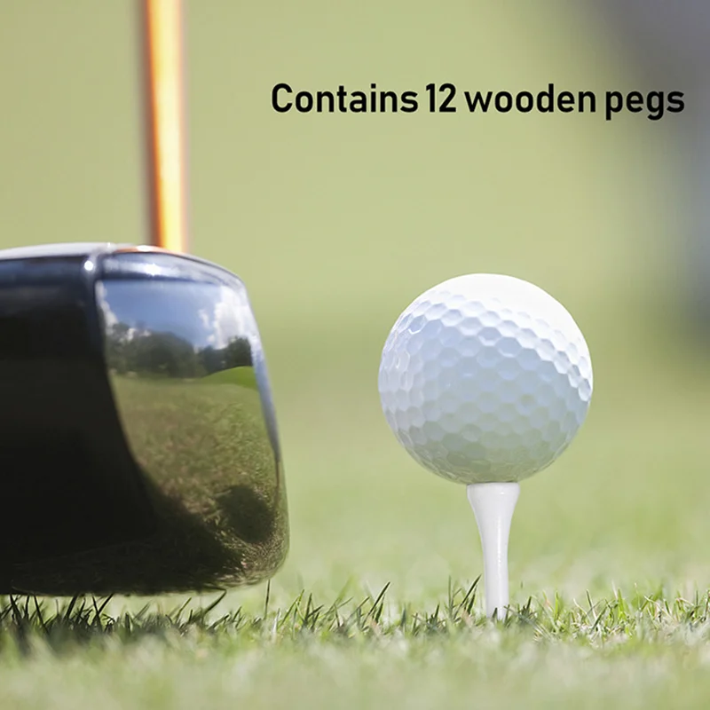 Estante para tees de golf, 12 unidades, marcador de bola de horquilla verde, bolígrafo de puntuación, accesorio deportivo de golf  - imagen 4