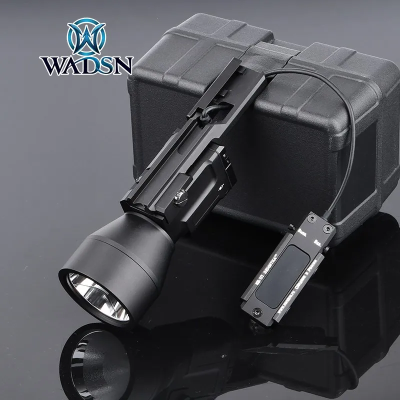 Linterna KLESCH 2U de 900 lúmenes K1 K1S KLESCH-2P luz LED blanca brillante lámpara táctica de explorador WADSN con montaje extensible de riel de 20mm - imagen 5