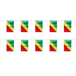 SKY FLAG Bandera República del Congo 14x21cm – Tejido resistente