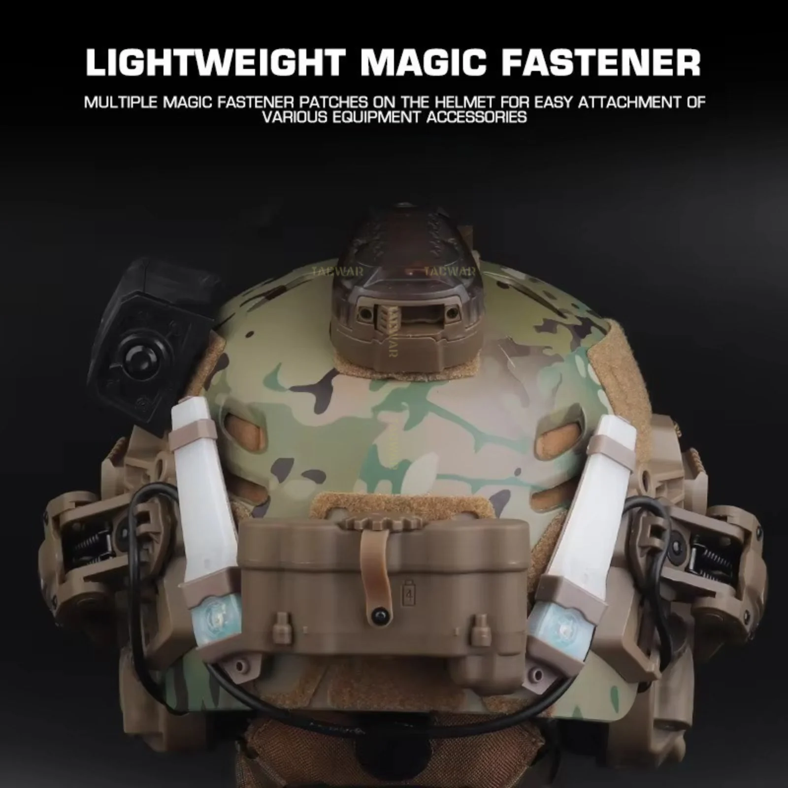 Casco de entrenamiento táctico Wendy 3,0 con almohadilla esponjosa doble, suspensión colgante, correa para la barbilla para caza Airsoft - imagen 5