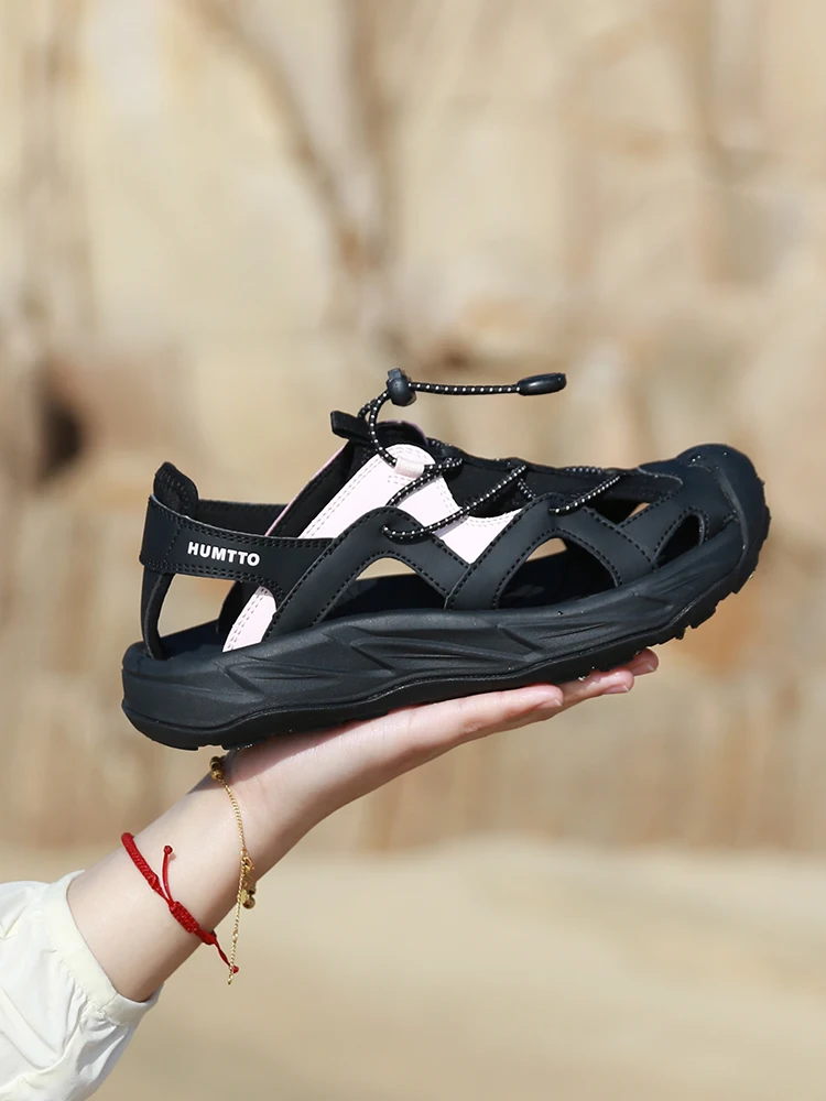 HUMTTO-zapatillas de deporte de malla para hombre y mujer, zapatos de senderismo al aire libre, calzado acuático de secado rápido, sandalias de Trekking - imagen 5