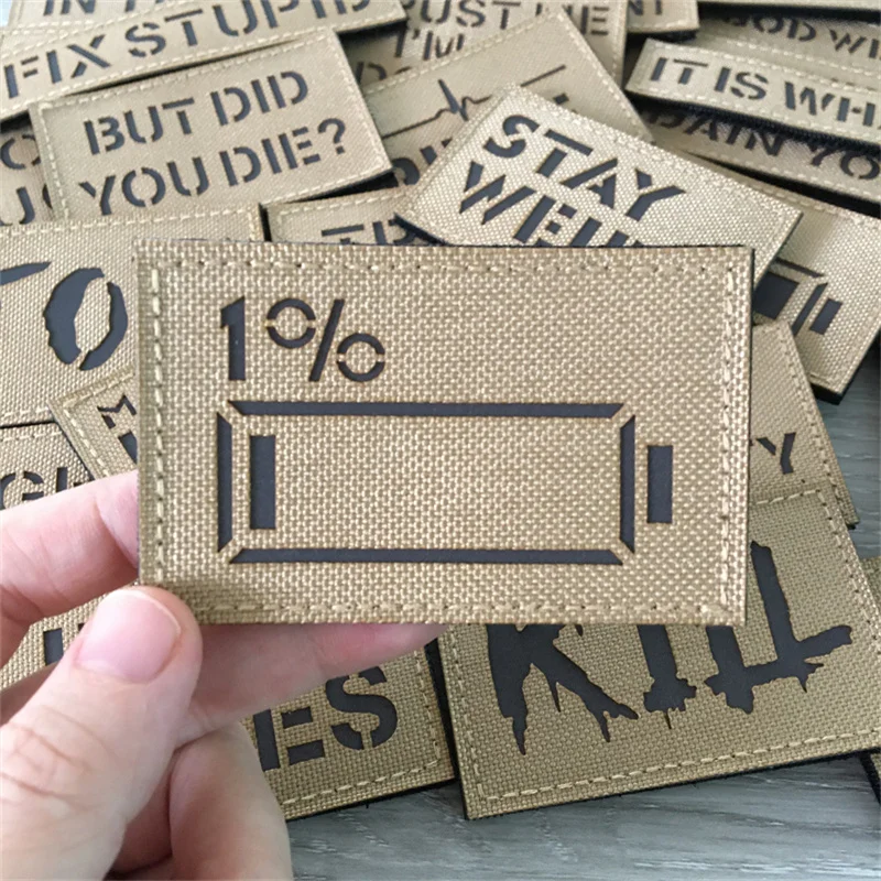 Parches tácticos multiusos, parches reflectantes infrarrojos IR en mochila, chaleco, ropa, insignias para exteriores, gancho y bucle - imagen 2