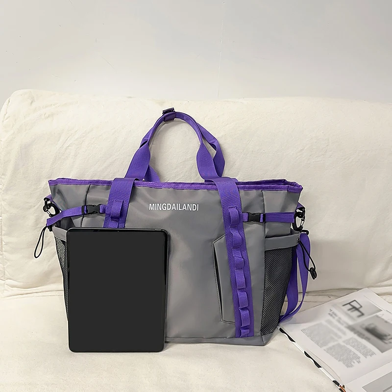 Fitness-Sporttasche, große Kapazität, Yoga, Schwimmen, Begegnen, Einkaufen, Handtasche, multifunktionales Gepäck, Kurzstrecken-Trip-Tasche - imagen 5