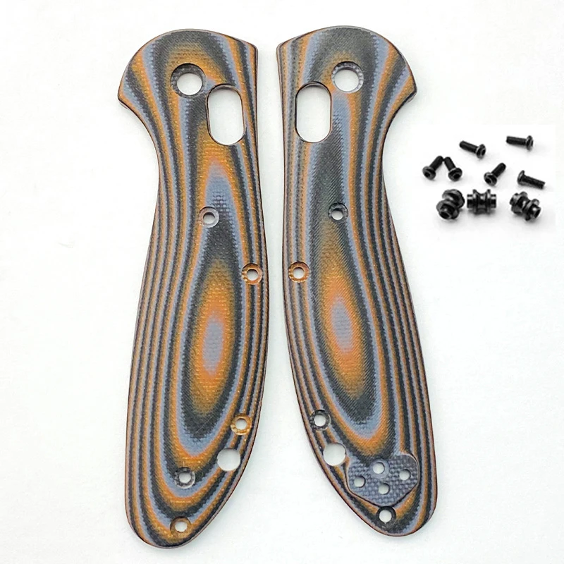 Mini Griptilian de Benchmade serie 555, 556, 557, cuchillo G10, parches de agarre, mango, fabricación de bricolaje, piezas de accesorios, personalizado, BM, 1 par - imagen 2