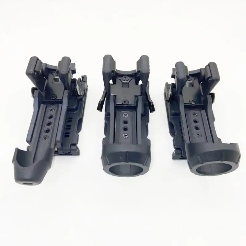 Conjunto táctico de tirón rápido abierto lateral, combinación de chaleco de soporte de rotación de 360 grados, juego de bastones MOLLE, juego de linterna - imagen 2