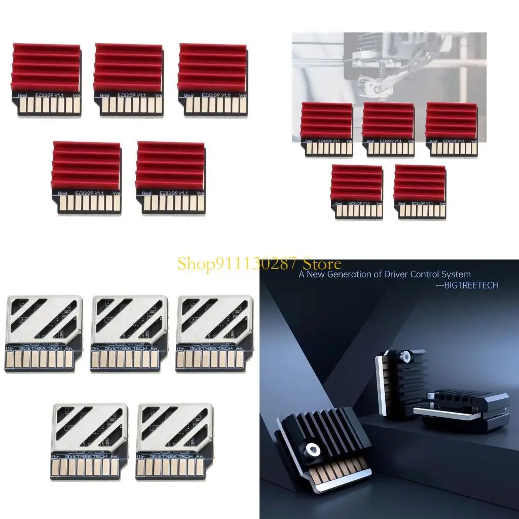 J1HC 5 piezas EZ2209 Controlador motor paso a paso Tablero control impresora