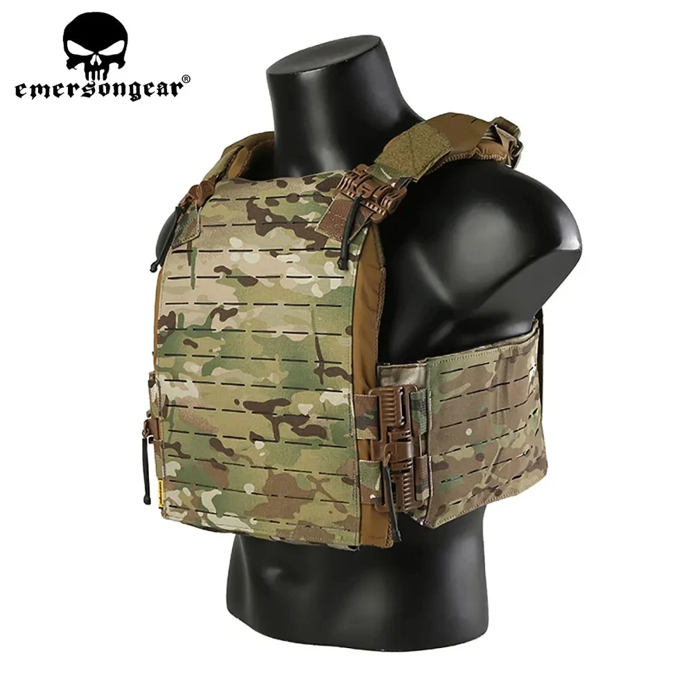 EMERSONGEAR-Chaleco táctico con corte láser, portador de placa ROC, faja de caza de liberación rápida, tiro de Paintball Airsoft australiano EM7408 - imagen 3
